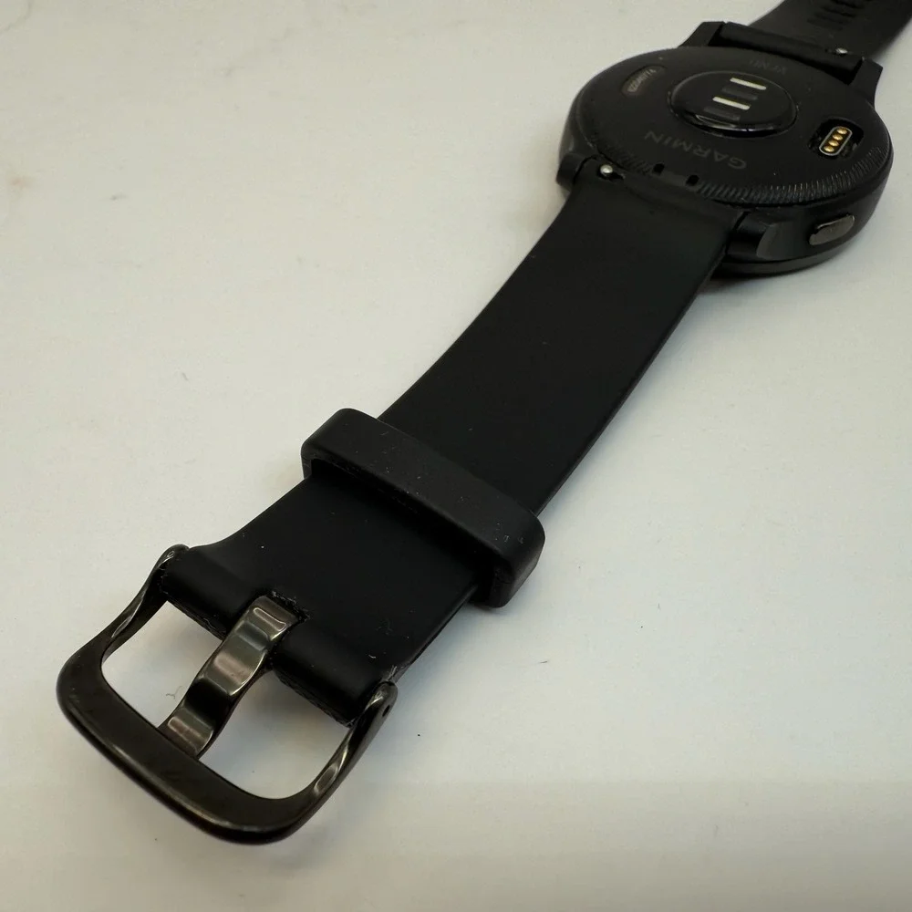 Garmin Venu GPS Smartwatch Black AMOLED Fitness‎ Watch Tested Working Charger
